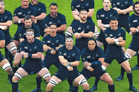 rugby spieler neuseeland tanz